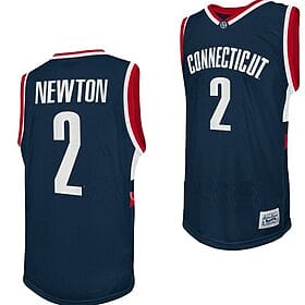 Tristen Newton Jersey UConn Huskies College Basketball Navy Retro #2 12 Tristen Newton Jersey UConn Huskies College Basketball Navy Retro #2