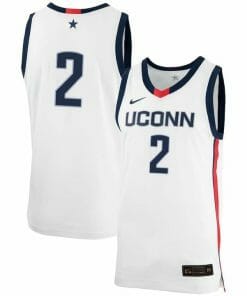 Tristen Newton Jersey UConn Huskies College Basketball No Name White #21