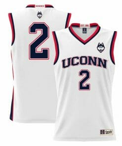 Tristen Newton Jersey UConn Huskies College Basketball White #21