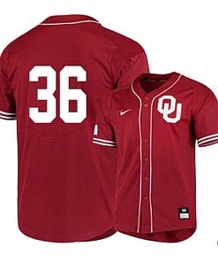 Tyler Hardman Jersey Oklahoma Sooners Baseball NCAA College Red Elite Alumni #36