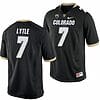 Tyler Lytle Jersey Colorado Buffaloes College Football Game Black #7 6 Tyler Lytle Jersey Colorado Buffaloes College Football Game Black #7