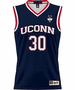 Yarin Hasson Jersey UConn Huskies College Basketball No Name Navy 301 1