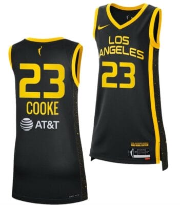 Zia Cooke Jersey Rebel Edition Los Angeles Sparks College Basketball 2023 WNBA Draft Black #23 6 Zia Cooke Jersey Rebel Edition Los Angeles Sparks College Basketball 2023 WNBA Draft Black #23