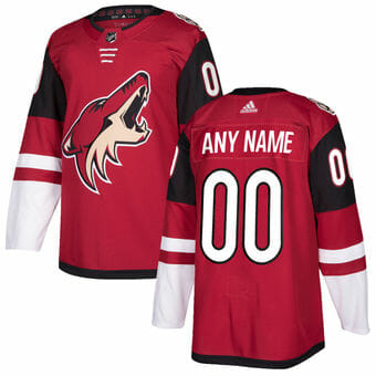 Custom Arizona Coyotes Jersey Name And Number Maroon