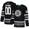 Custom Boston Bruins Jersey Name And Number 2019 Black NHL All-Star Game Parley