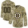 Custom Boston Bruins jersey Name And Number Camo