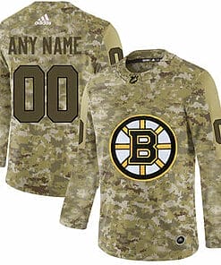Custom Boston Bruins jersey Name And Number Camo