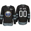 Custom Buffalo Sabres Jersey Name And Number 1917-2017 Black 100th Anniversary NHL