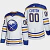 Custom Buffalo Sabres Jersey Name And Number 2020-21 White Away Player NHL