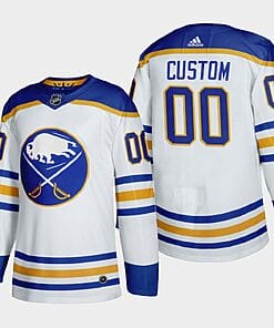 Custom Buffalo Sabres Jersey Name And Number 2020-21 White Away Player NHL