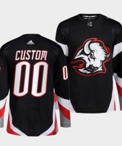 Custom Buffalo Sabres Jersey Name And Number 2022-23 Black