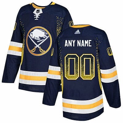 Custom Buffalo Sabres Jersey Name And Number Navy Drift Fashion