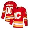 Custom Calgary Flames Jersey Name And Number Alternate Red