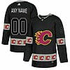 Custom Calgary Flames Jersey Name And Number Black Team Logos Fashion