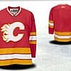 Custom Calgary Flames Jersey Name And Number Red Third