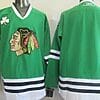 Custom Chicago Blackhawks Jersey Name And Number Green
