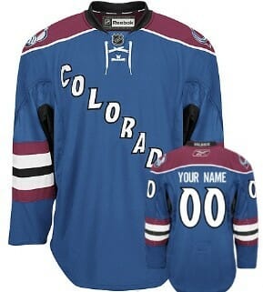 Custom Colorado Avalanche Jersey Name And Number Blue Third 6 Custom Colorado Avalanche Jersey Name And Number Blue Third