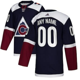 Custom Colorado Avalanche Jersey Name And Number Navy Alternate 6 Custom Colorado Avalanche Jersey Name And Number Navy Alternate