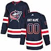 Custom Columbus Blue Jersey Name And Number Navy Drift Fashion