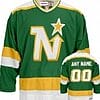 Custom Dallas Stars Jersey Name And Number Green Throwback 2 Custom Dallas Stars Jersey Name And Number Green Throwback