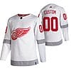 Custom Detroit Red Wings Jersey Name And Number 2020-21 White Reverse Retro Alternate NHL 2 Custom Detroit Red Wings Jersey Name And Number 2020-21 White Reverse Retro Alternate NHL