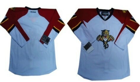 Custom Florida Panthers Jersey Name And Number White 6 Custom Florida Panthers Jersey Name And Number White