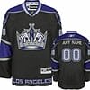 Custom Los Angeles Kings Jersey Name And Number Black 2 Custom Los Angeles Kings Jersey Name And Number Black