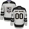Custom Los Angeles Kings Jersey Name And Number Gray Alternate NHL Reebok Hockey