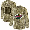 Custom Minnesota Wild Jersey Name And Number Camo