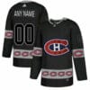 Custom Montreal Canadiens Jersey Name And Number Black Team Logos Fashion