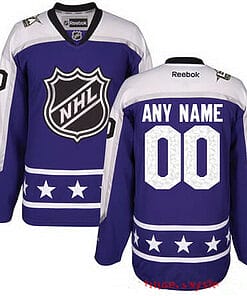 Custom NHL All-Star Jersey Name And Number 2017 Purple Central Division Reebok Game Hockey
