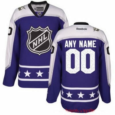 Custom NHL All-Star Jersey Name And Number 2017 Purple Central Division Reebok Game Hockey