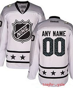 Custom NHL All-Star Jersey Name And Number 2017 White Metropolitan Division Reebok Game Hockey