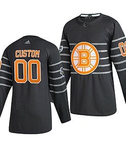 Custom NHL All-Star Jersey Name And Number 2020 Gray Game Boston Bruins