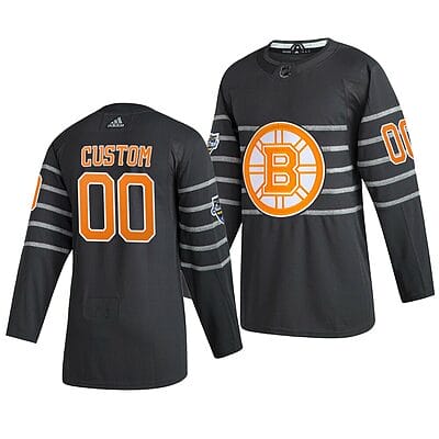 Custom NHL All-Star Jersey Name And Number 2020 Gray Game Boston Bruins 6 Custom NHL All-Star Jersey Name And Number 2020 Gray Game Boston Bruins