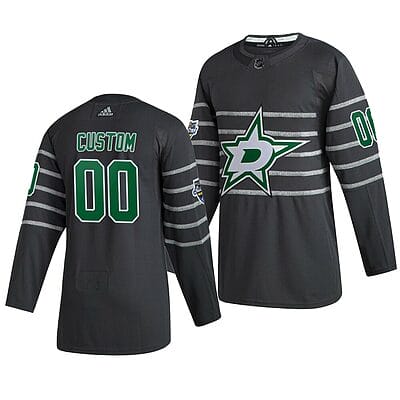 Custom NHL All-Star Jersey Name And Number 2020 Gray Game Dallas Stars