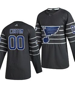 Custom NHL All-Star Jersey Name And Number 2020 Gray Game St. Louis Blues