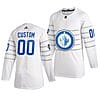Custom NHL All-Star Jersey Name And Number 2020 White Game Winnipeg Jets