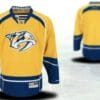 Custom Nashville Predators Jersey Name And Number 2012 Yellow