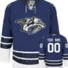Custom Nashville Predators Jersey Name And Number Blue Third 3 Custom Nashville Predators Jersey Name And Number Blue Third