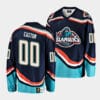 Custom New York Islanders Jersey Name And Number 2022 Navy Reverse Retro