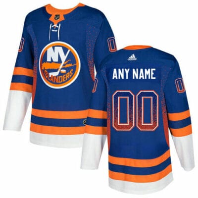 Custom New York Islanders Jersey Name And Number Royal Drift Fashion