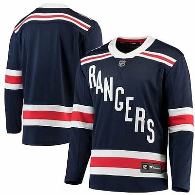 Custom New York Rangers Jersey Name And Number 2018 Winter Navy Blue Classic NHL
