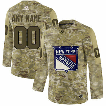 Custom New York Rangers Jersey Name And Number Camo 6 Custom New York Rangers Jersey Name And Number Camo