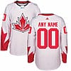 Custom Olympics Canada Jersey Name And Number 2016 White Hockey World Cup of Hockey Premier
