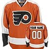 Custom Philadelphia Flyers Jersey Name And Number Orange