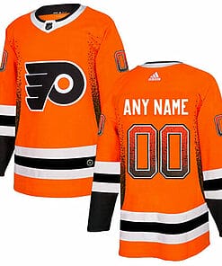Custom Philadelphia Flyers Jersey Name And Number Orange Drift Fashion