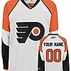 Custom Philadelphia Flyers Jersey Name And Number White