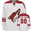 Custom Phoenix Coyotes Jersey Name And Number White