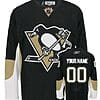 Custom Pittsburgh Penguins Jersey Name And Number Black